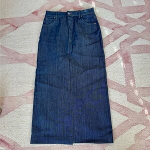 Zara Denim 2025 Jean Skirt long
